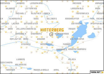 map of Hinterberg