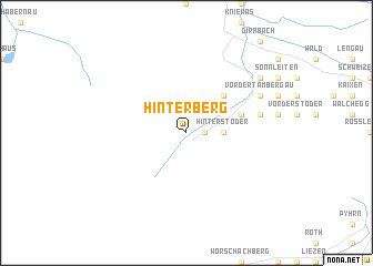 map of Hinterberg