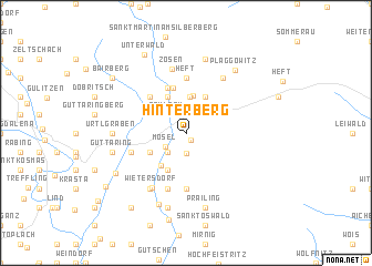 map of Hinterberg