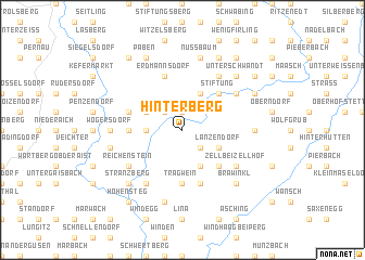 map of Hinterberg