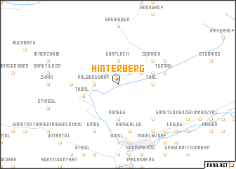 map of Hinterberg