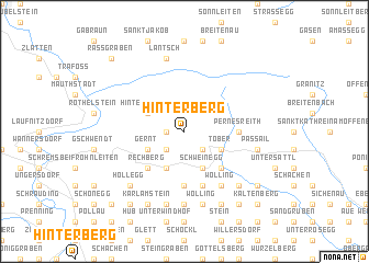 map of Hinterberg