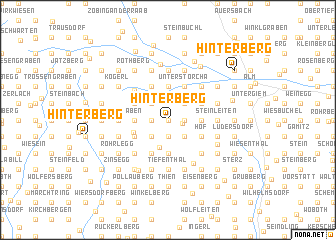 map of Hinterberg