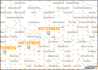 map of Hinterberg