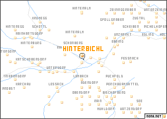 map of Hinterbichl