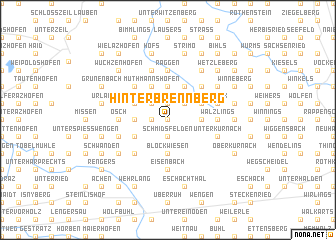 map of Hinterbrennberg