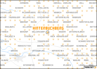 map of Hinterbuchberg