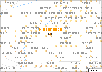 map of Hinterbuch