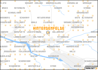 map of Hinter dem Felde