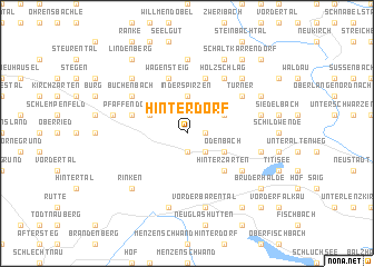 map of Hinterdorf