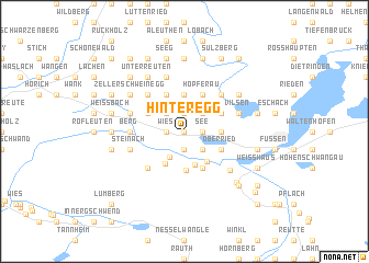 map of Hinteregg