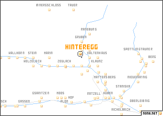 map of Hinteregg