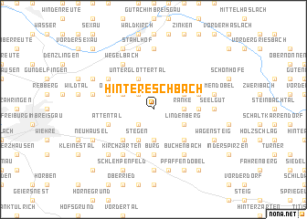 map of Hintereschbach