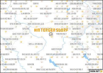 map of Hintergersdorf