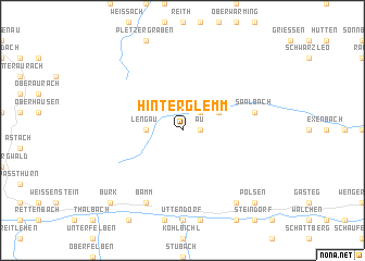 map of Hinterglemm