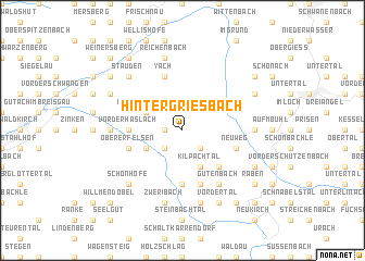 map of Hintergriesbach