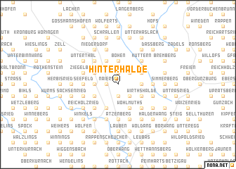 map of Hinterhalde