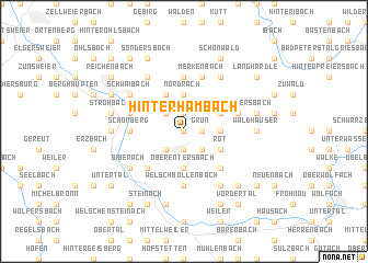 map of Hinterhambach