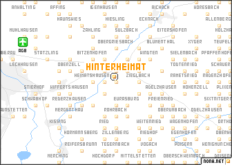 map of Hinter Heimat