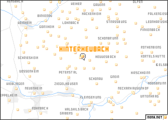 map of Hinterheubach