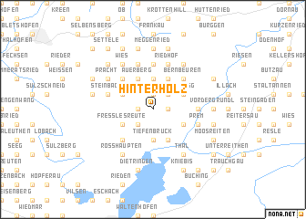 map of Hinterholz