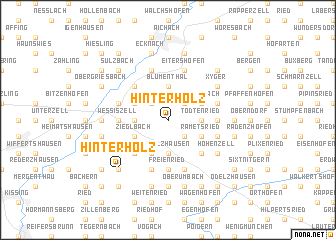 map of Hinterholz