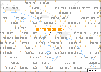 map of Hinterhönisch