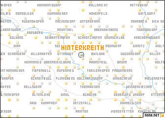 map of Hinterkreith