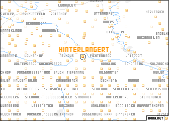 map of Hinterlangert