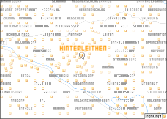 map of Hinterleithen