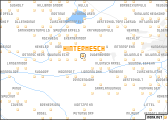 map of Hinterm Esch