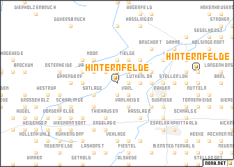 map of Hinternfelde