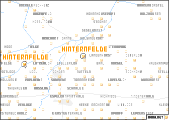 map of Hinternfelde