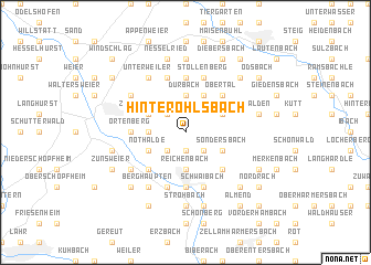 map of Hinterohlsbach