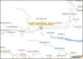 map of Hinterradlach