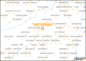 map of Hinterried