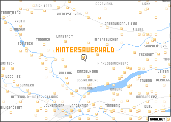 map of Hintersauerwald