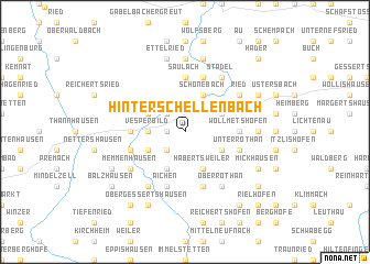 map of Hinterschellenbach