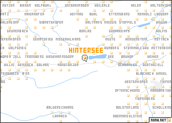 map of Hintersee