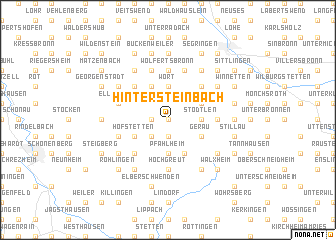 map of Hintersteinbach