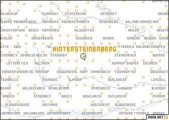 map of Hintersteinenberg