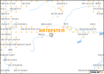 map of Hinterstein