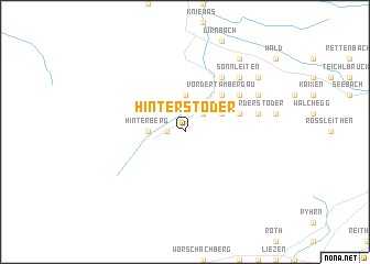 map of Hinterstoder