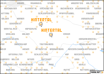 map of Hintertal