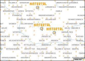 map of Hintertal