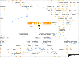 map of Hinterthiersee