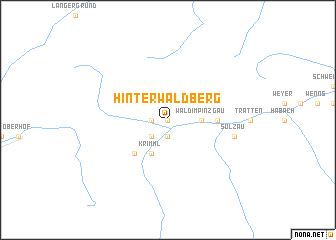 map of Hinterwaldberg