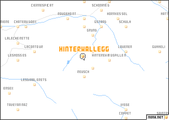 map of Hinter Wallegg