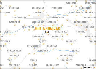 map of Hinterweiler