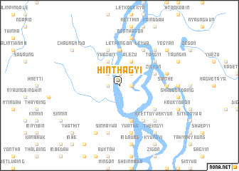 map of Hinthagyi